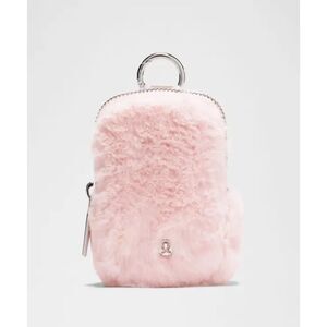 Lululemon Clippable Nano Pouch Plush Fleece in Strawberry Milkshake